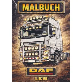 Brave New Books Malbuch, DAF Lkw