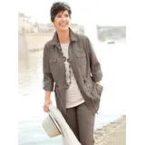Witt Weiden Blusenjacke in taupe | Gr.: 40