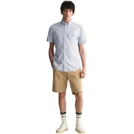 GANT Herren. Kurzarmhemd blau, M