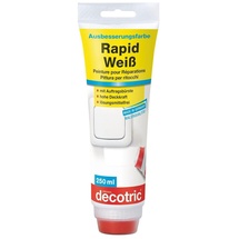 decotric Ausbesserungsfarbe Rapid Weiß, lösungsmittelfrei, 250 ml