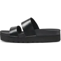 Reef Damen Cushion Vista HI Flipflop, Black/Black, 38.5 EU - 38.5 EU