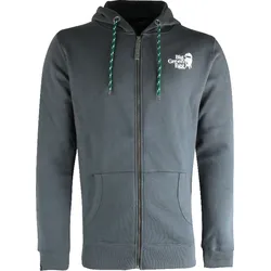 Big Green Egg Hoodie mit Reisverschluss - Dark Grey  XXL