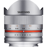 Samyang 8mm F2,8 Fisheye UMC II Fuji X silber