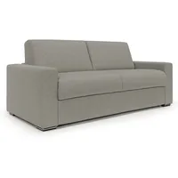 Divani.store - Nixon Schlafsofa Mit 20 Cm Matratze Aus Wasserfestem Stoff T03 200 Cm (mat. 140x197) Braun