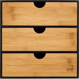 5five simply smart Nachtschrank BAVA 31 x 25 x 31 cm Schwarz