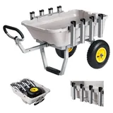 Vevor Bollerwagen faltbar 90,7kg All-Terrain-Gummireifen