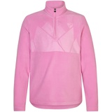 Ziener Kinder JONKI Skipullover Skirolli Funktions-Shirt | atmungsaktiv Fleece warm, fuchsia pink, 104