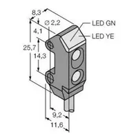 Turck Winkellichttaster VS1RP5CV10