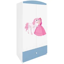 raumhirsch furniture Kleiderschrank 90 x 175 x 52 cm Blau