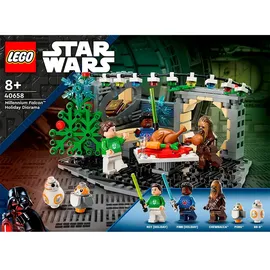 LEGO Star Wars Millennium Falcon Weihnachtsdiorama 40658