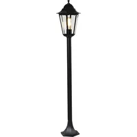 QAZQA Stehende Außenlaterne schwarz 120 cm IP44 - New