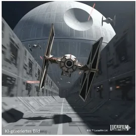 UGEARS Star Wars TM TIE Fighter TM 3D Puzzle Holz – Holzbausatz Erwachsene, 3D Holzpuzzle Erwachsene, Modellbausatz für Display oder Spiel, Basteln Star Wars Geschenk zu Weihnachten