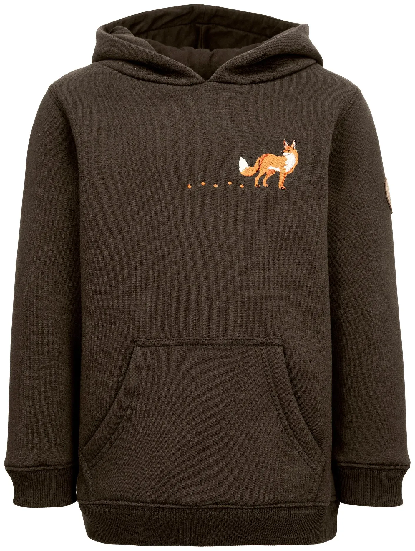 Hubertus Hoodie Spurensuche, oliv-braun, 140
