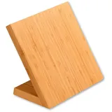 KESPER | Messerblock, Material: Bambus, magnetisch, Maße: 23 x 13 cm, Höhe 20 cm, Farbe: Braun | 58028