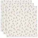 jollein Musselin Tuch Baby – Tiny Park – 3er Pack – 70x70cm – 100% Baumwolle – Spucktücher Baby – OEKO-TEX Zertifiziert