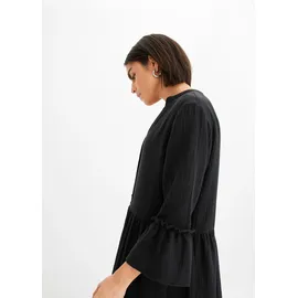 bonprix Maxikleid Schwarz 38