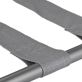 Relaxdays Kofferständer, klappbar, Gepäckständer mit Ablage, HxBxT: 58 x 66 x 38 cm, Kofferablage, Hotel, Stahl, grau