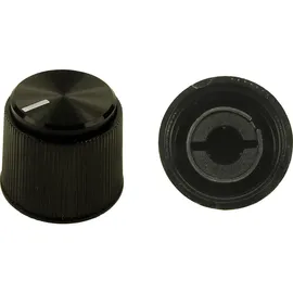 Cliff CL16924 CL16924 Drehknopf Schwarz (Ø x H) 19.1mm x 16mm