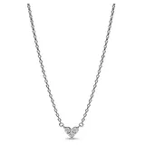 Pandora Drei Sterne Herz Collier-Halskette Silber