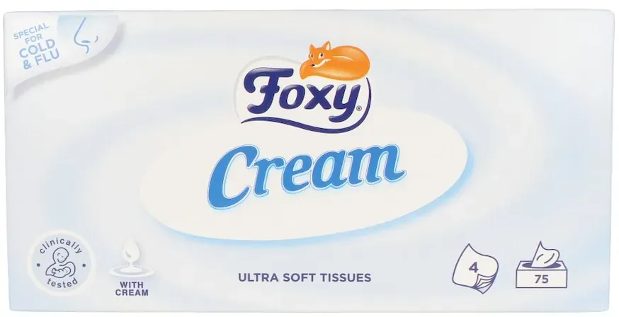 Foxy Facial Cream Pañuelos Pieles Sensibles Herrenpflegezubehör