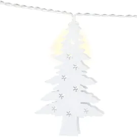 goobay LED Lichterkette 10er Tannenbaum 1 m Transparent Warmweiß