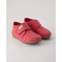 Living Kitzbühel Hausschuhe Klettschuh Filz (Wolle) Unifarben astro rot Kleinkinder Mädchen (23-26)