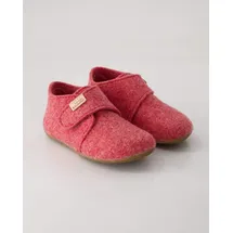 Living Kitzbühel Hausschuhe Klettschuh Filz (Wolle) Unifarben astro rot Kleinkinder Mädchen (23-26)