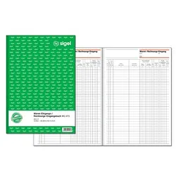 SIGEL Waren-/Rechnungs-Eingangsbuch Formularbuch WG415