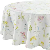 Erwin Müller Tischdecke Tischdecke, Blumen bunt rund | 160 cm x 160 cm