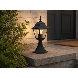 meine wunschleuchte Sockelleuchte Aluminium Höhe 39 cm 1er Set schwarz