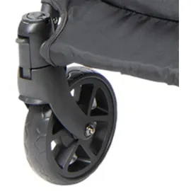 BabyTrold OS2 Zwillingskinderwagen Schwarz