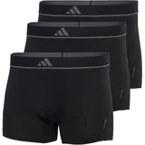 adidas Active Micro Flex Eco Boxershorts Schwarz / Grau M 3er Pack