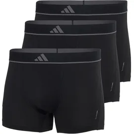 adidas Active Micro Flex Eco Boxershorts Schwarz / Grau M 3er Pack