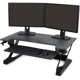 Ergotron WorkFit-TL Steh-Sitz Arbeitsplatz (schwarz)
