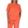 normann Frottee Pyjama Oberteil Orange 40-42