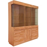 Home Affaire Vitrine »Laima«, kernbuche, , 28778930-0 B/H/T: 140 cm x 184 cm x 38 cm,