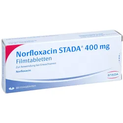 Norfloxacin Stada 400 mg Filmtabletten 10 St