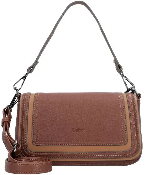 Gabor Amina Schultertasche 23 cm cognac