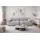 kaiser möbel Couch,, 2-Sitzer Sofa modular, Veloursstoff Salvador, Grau, Selia - Grau