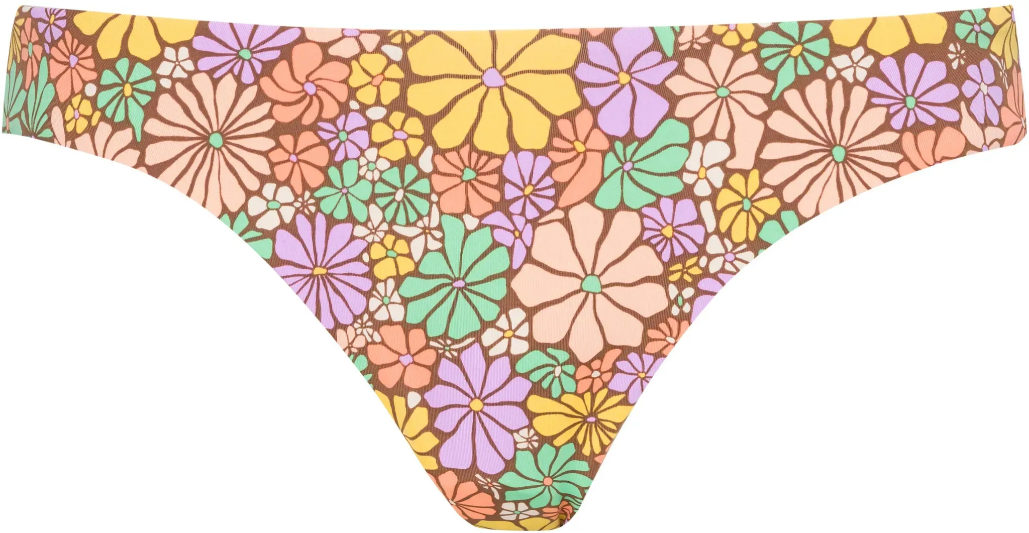 Roxy All About Sol Bikini Hose Damen in root beer all about sol mini, Größe L - bunt