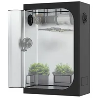 THE HOOKAH Gewächshaus Gewächshaus Grow Box Zelt Growbox Growschrank Growzelt Zuchtschrank