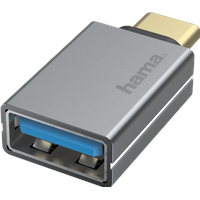 Hama USB Type-A USB Typ-C Grau