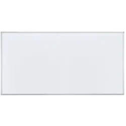 FRANKEN Whiteboard 180 x 90 cm, Schreibtafel X-tra!Line, lackiert, magnetisch, beschreibbar, trocken abwischbar, mit Aluminiumrahmen, Magnettafel