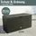 Prosperplast Auflagenbox 290 l 47 x 47 x 470 cm Grau