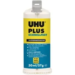 2Komponentenkleber 57g Kartusche UHU plus schnellfest UHU