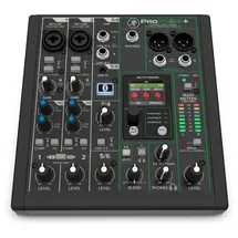 MACKIE ProFX6v3+ analoges 6-Kanal-Mischpult für Aufnahmen in Studioqualität und das Live-Streaming mit verbesserten FX, USB-Aufnahme-Modi und Bluetooth®