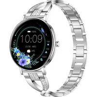 Yeforu Smartwatch Damen Rund 1.32" AMOLED Smart Watch 7.5mm Dünnes Display Fitness Tracker mit Telefonfunktion Schlaftracker Schrittzähler Pulsuhr Blutdruck IP68 Wasserdicht Fitnessuhr iOS Android