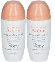 Avène BODY Déodorant efficacité 24h Sans alcool Rouleau 2x50 ml