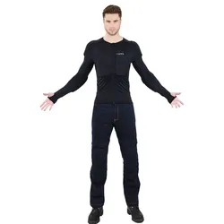 Motorradjacke NERVE "Armorgel" Gr. XL, schwarz, Jacken, XL, Obermaterial: 85% Nylon, 15% Elasthan, Men