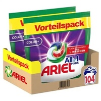 Ariel All-In-1-Pod Color+  XXXL Pack Inhalt 104 Waschladungen *NEU&OVP*